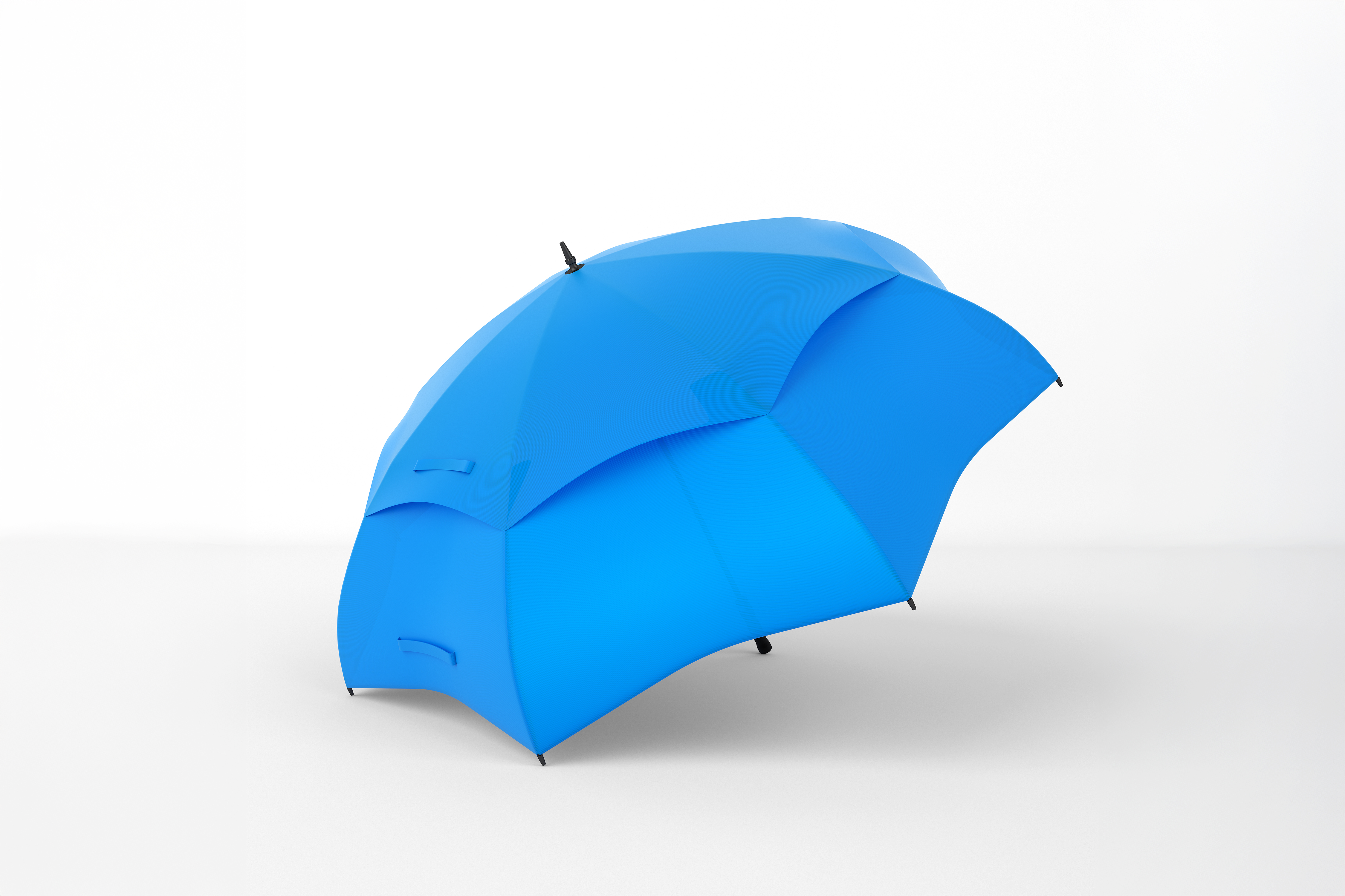 Double canopy umbrella
