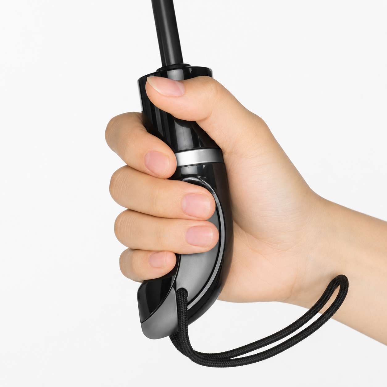 Ergonomic umbrella handle 