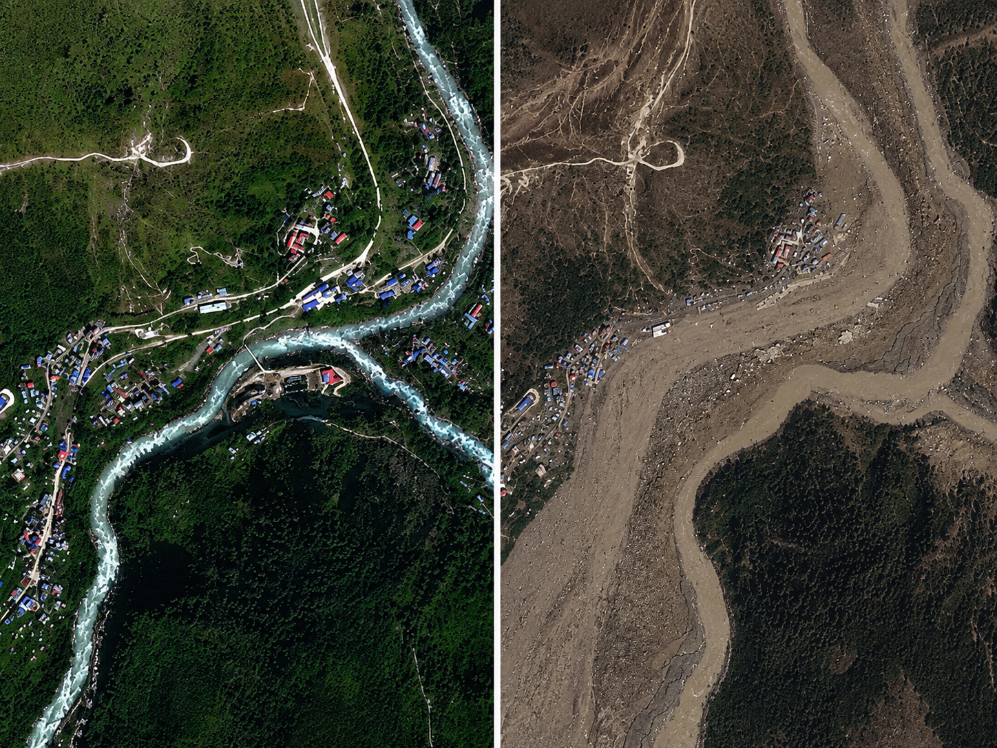 Nepal satellite Imagery