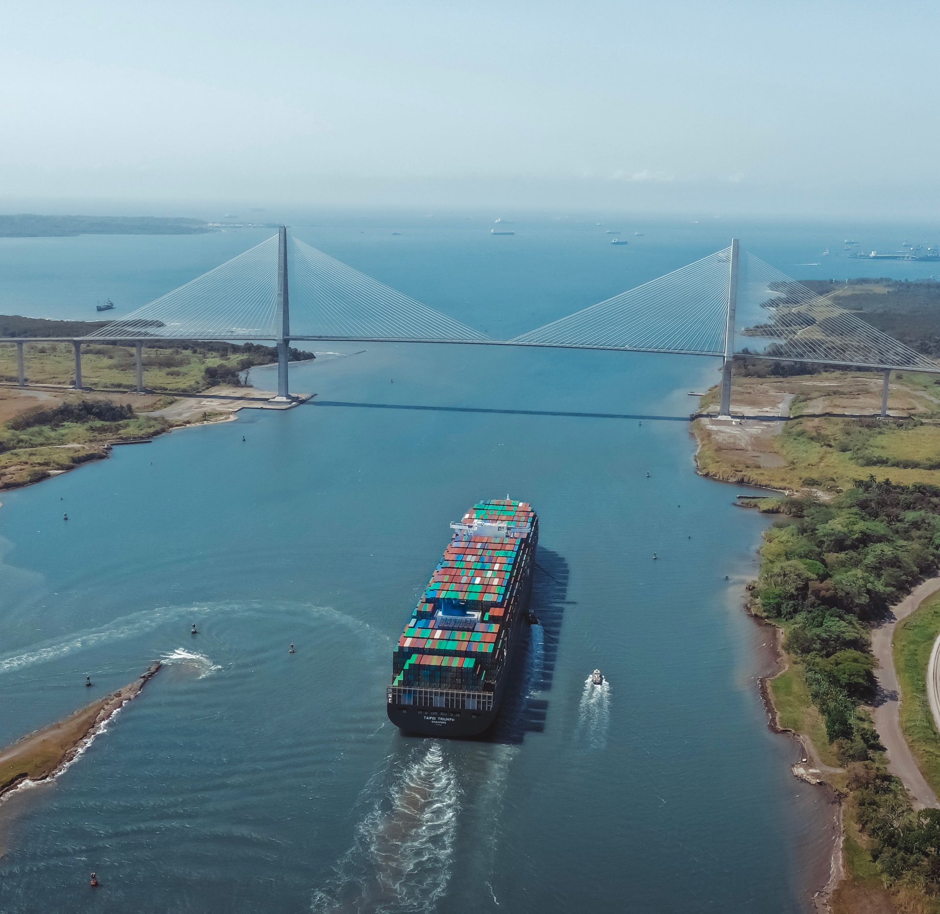 Panal Canal Shipping Route